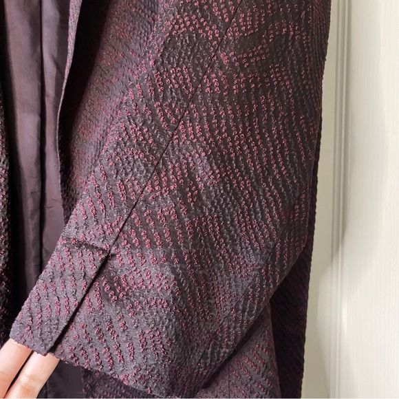 Eileen Fisher Burgundy Blazer NWT - Picture 8 of 15